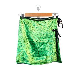 Urban Outfitters Stars Mini Wrap Skirt